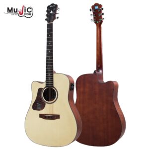 กีต้าร์โปร่งไฟฟ้ามือซ้าย Mantic AG1CE L ( ขนาด 41