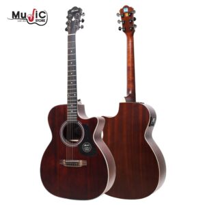 กีต้าร์โปร่งไฟฟ้า Mantic AM10SCE ( Solid Top ) ขนา