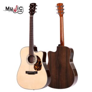 กีตาร์โปร่งไฟฟ้า SAGA รุ่น D200C ( Solid Top )