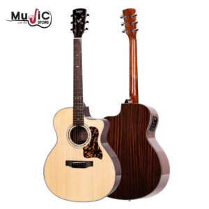 กีต้าร์โปร่งไฟฟ้า SAGA รุ่น SF800CE ( Solid Top )