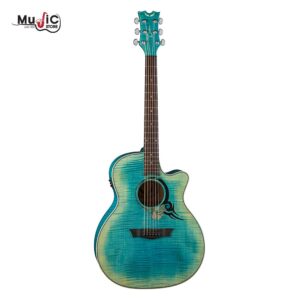 กีต้าร์โปร่งไฟฟ้า Dean Exotica FM Tribal Rose Fade