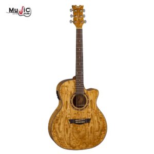 กีต้าร์โปร่งไฟฟ้า Dean Exotica Quilt Ash