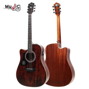 กีตาร์โปร่ง SAGA DS20 Acoustic Guitar ร์โปร่งไฟฟ้ามือซ้าย Mantic AG10SCE L ( Solid