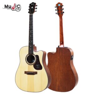 กีต้าร์โปร่งไฟฟ้า Mantic AG370SCE ( Solid Top ) ขน