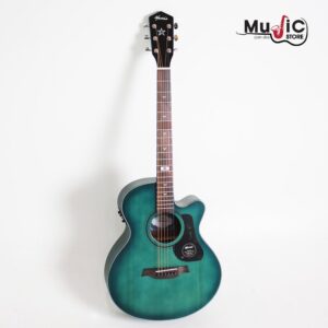 กีต้าร์โปร่งไฟฟ้า Mantic GT10ACE GR ( Solid Top )