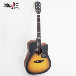 กีต้าร์โปร่ง Mantic GT10DC ( Solid Top ) Sunburst