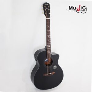 กีต้าร์โปร่งไฟฟ้า Mantic GT10GCE Black ( Solid Top