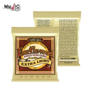 สายกีต้าร์โปร่ง Ernie Ball 2006 Earthwood Extra Light .010-.050