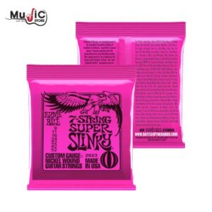 สายกีต้าร์ไฟฟ้า 7สาย Ernie Ball 2623 Super Slinky .009-.052