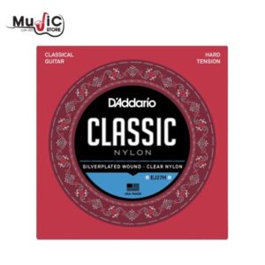 สายกีต้าร์คลาสสิค D’Addario EJ27H - Classic Nylon Hard Tension