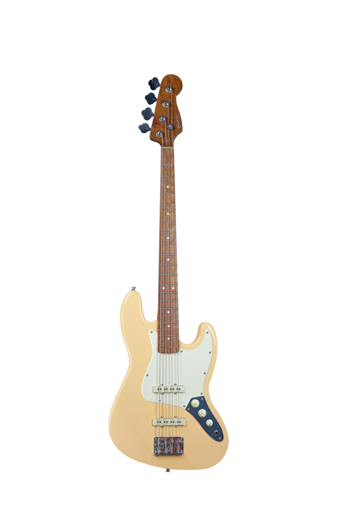 เบสไฟฟ้า Century Jazz Bass 4 สาย Soft Pale Roasted สี Honey Butter