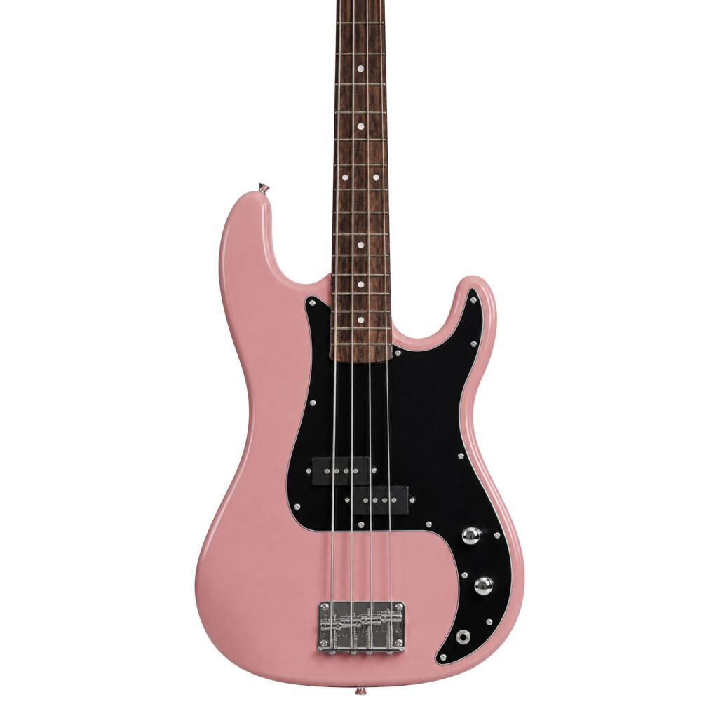 เบสไฟฟ้า Century Precision Bass 4 สาย Gen2 สี Burgundy Pink