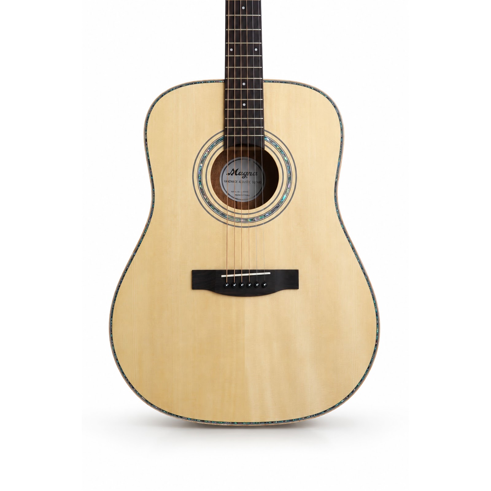 กีตาร์โปร่ง MAGNA M-1000 All Solid ไม้แท้ทั้งตัว 41 นิ้ว สีไม้